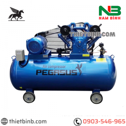 Máy nén khí 2 cấp Pegasus TM-V-1.05/ 12.5-500L - 10HP, 500L, 12.5bar (380V)