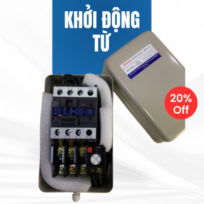 Khởi Động Từ – Lắp Cho Motor Từ 3.7Kw Đến 7.5Kw - Bền, Chuẩn, Giá Rẻ!