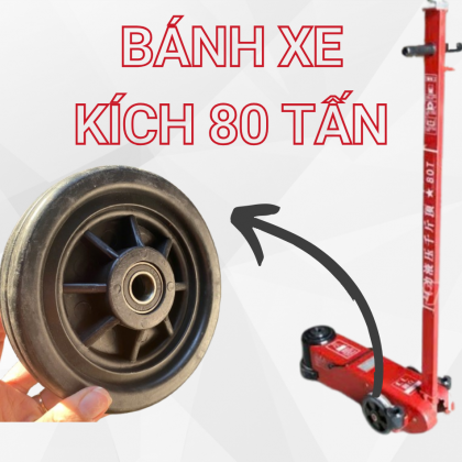  Bánh Xe Kích Con Đội Thuỷ Lực 80 Tấn