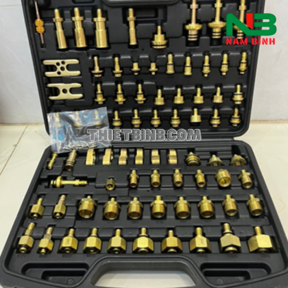 BỘ THỬ KÍN HỆ THỐNG ĐIỀU HÒA Ô TÔ 77 CHI TIẾT