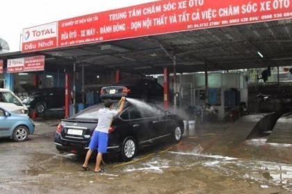 Các thiết bị rửa xe chuyên dùng hiện nay